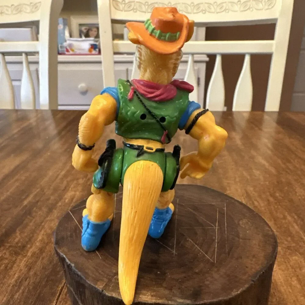 TMNT Teenage Mutant Ninja Turtles Walkabout Wild West figure Playmates 1992